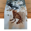 Axyaa Horse Flower Table Runner: Elegant Dining Decor for Holiday Parties