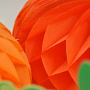 Axyaa Pumpkin Honeycomb Paper Decorations, Foldable Fall Centerpieces for Halloween Thanksgiving