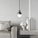 Axyaa Black Copper LED Pendant Light for Bedroom, Dining Room, Resturant