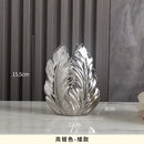 Axyaa Nordic Gold Ceramic Vases: Luxury Decor for Living Room, Porch, TV Cabinet.