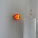 Axya Glass Orange Wall Lamp for Bedroom, Stairroom, Aisle - Simple Milky Light