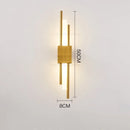 Axyaa Modern Iron Wall Sconce LED Light Fixture for Living Room, Minimalist Design