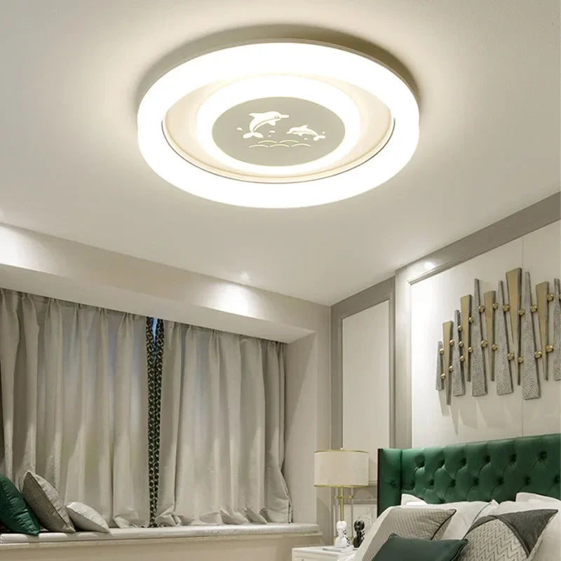 Axya LED Round Chandelier Ceiling Light - Modern Interior Decor Lighting