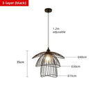Axyaa Nordic Art Pendant Light - Modern Wrought Iron Lighting Fixtures