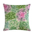 Axyaa Palm Leaf Green Seat Cover with Beautiful Flower Design for Sofa Decor