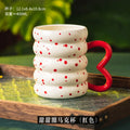 Axyaa Ceramic Donut Mug - 400ml Coffee Cup for Home & Office, Ideal Gift