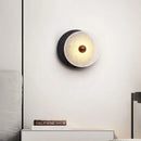Axyaa Stone Wall Lamp: Modern Minimalist Luxury Sconce Light for Living Room and Corridor