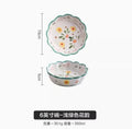 Axyaa 6-inch Ceramic Steaming Egg Bowl Tableware Oat Fruit Salad Plate