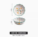 Axyaa 6-inch Ceramic Steaming Egg Bowl Tableware Oat Fruit Salad Plate