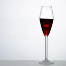 Axyaa 3D Diamond Rose Red Flower Champagne Flute 220ml Glass Cup
