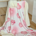Axyaa Cartoon Puppy Fleece Blanket | Double-Layer Thick Warm Throw | Soft Plush Plaid