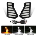Axyaa Toyota Tacoma 2024 DRL Fog Lamp LED Front Bumper White Yellow Turn Signal