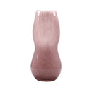 Axyaa Pink Gourd Glass Vase: Stylish Home Decor Hydroponic Designer for Living Room