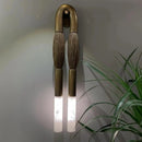 Nordic Vintage Copper Designer Wall Lamp for Bedroom Hotel Living Room by Axyaa