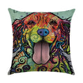 Axyaa Animal Print Pillow Cover: Stylish Sofa & Chair Linen Cushion Cover Art