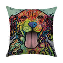 Axyaa Animal Print Pillow Cover: Stylish Sofa & Chair Linen Cushion Cover Art