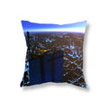 Axyaa City Building Night View Pillowcase