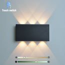 Axyaa Portable LED Wall Lamp Touch Dimming Night Light, 3 Colors