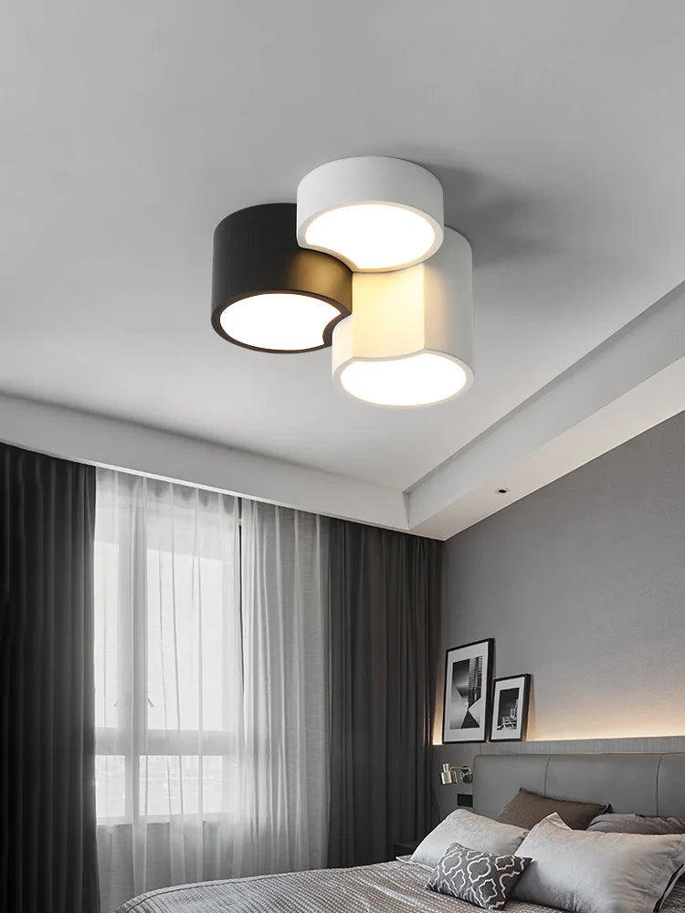 Axyaa Geometric Ceiling Lamp for Modern Minimalist Bedrooms