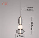 Modern Nordic Style LED Chandelier by Axyaa for Restaurant, Bedroom, and Bar Lighting