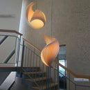 Axyaa Conch Shell Chandeliers: Creative Pendant Lights for Room Decor & LED Fixture.