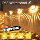 Axyaa Outdoor Solar LED Wall Lamps Festoon Lights for Energy-Efficient Garden Lighting