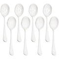 Axyaa Stainless Steel Slotted Spoon Set - Multicolored Big Soup Flatware Kit