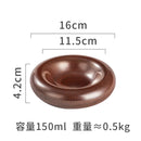Axyaa Ceramic Concave Soup, Dessert, Sushi Plate - Retro Creative Design