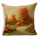 Axyaa Harvest Pumpkin Farm Throw Pillowcase for Home Decor
