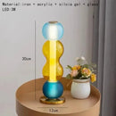 Axyaa Stained Glass Pendant Lamps LED Bar Restaurant Creative Bedside Light Fixtures