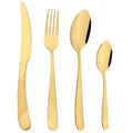 Axyaa Rainbow Stainless Steel Cutlery Set - Complete Dinnerware Set