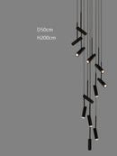 Axyaa Modern LED Pendant Chandelier for Living and Dining Room Decor