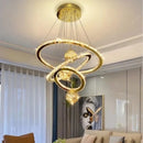 Luxury Crystal Chandelier Pendant Light - Axyaa Led Ceiling Lighting