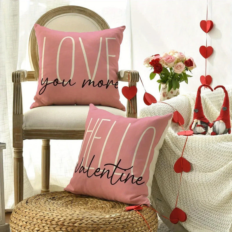 Axyaa Love Leaf Pattern Pillowcase: Sweet & Romantic Home Decor