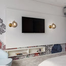 Nordic Glass Ball LED Wall Lamp for Living Room Bedroom by Axyaa