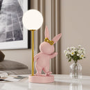 Axya Bunny Lamp: Nordic Luxury Night Light for Bedroom Atmosphere