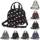 Axyaa Dog Paw Print Insulated Lunch Bag - Thermal Portable Bento Pouch