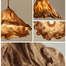 Axyaa Resin Lotus Leaf Pendant Light for Home Decor and Lighting