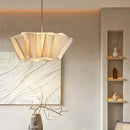 Axyaa Nordic Creamy E27 LED Pendant Chandelier for Cozy Bedroom Decor