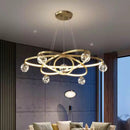 Axyaa Modern LED Pendant Chandelier for Dining Room Ceiling Lighting