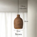 Axyaa Wabi-sabi Chandelier: Nordic Design LED Pendant Light for Dining Room, Foyer, Bedside