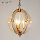 Axyaa Vintage Wooden Chandelier Light for Kitchen Bedroom Dining Room