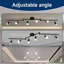 Axyaa Nordic Six Head LED Surface Spotlight for Indoor Lighting