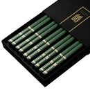 Axyaa Non-Slip Chopsticks Set - High Quality, Portable, Healthy for Sushi