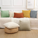 Axyaa Corduroy Pillow Cover 50x50cm Nordic Style Cushion Case for Home Decor