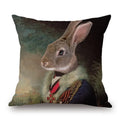 Axyaa Nordic Animal Cartoon Print Cushion Cover - Sofa & Bedroom Decoration Pillowcase