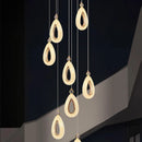 Axyaa Modern LED Pendant Light Chandeliers for Living Room Dining Room Indoor Lighting