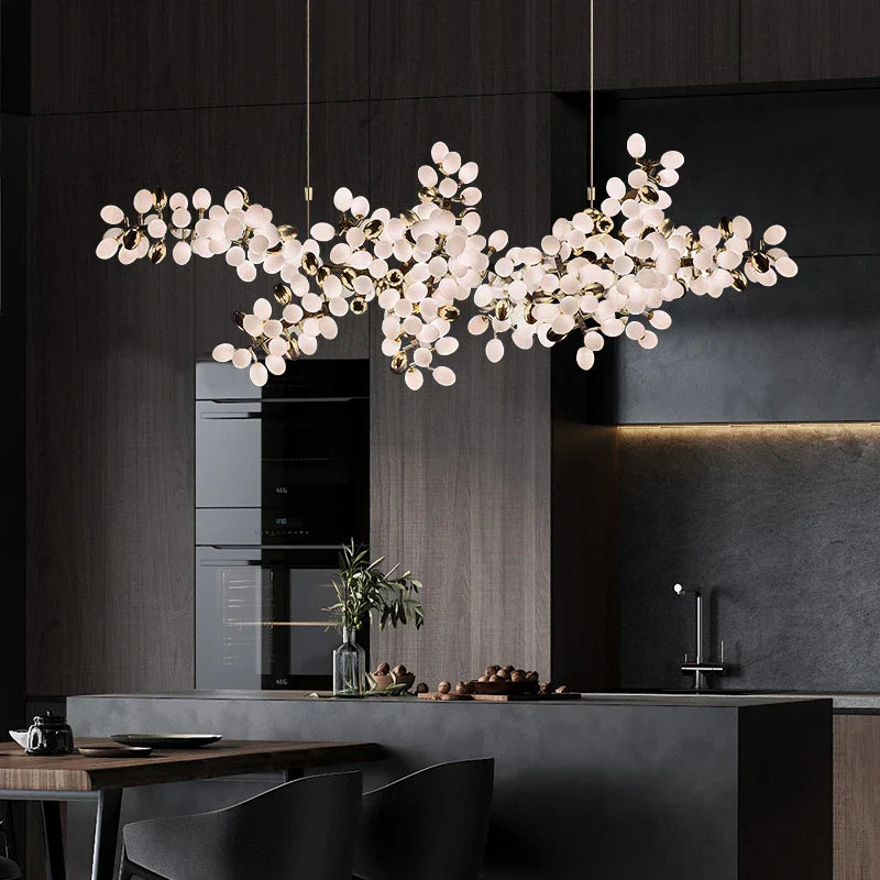 Axyaa Nordic Luxe Hanging Grape Chandelier for Elegant Spaces