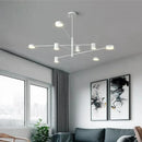 Axyaa Molecular LED Ceiling Chandelier with Adjustable Long Pole for Living Room & Bedroom