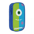 Axyaa Monster Mike & Sullivan Double Layer Pencil Case - Large Capacity Kids School Supplies and Birthday Gift